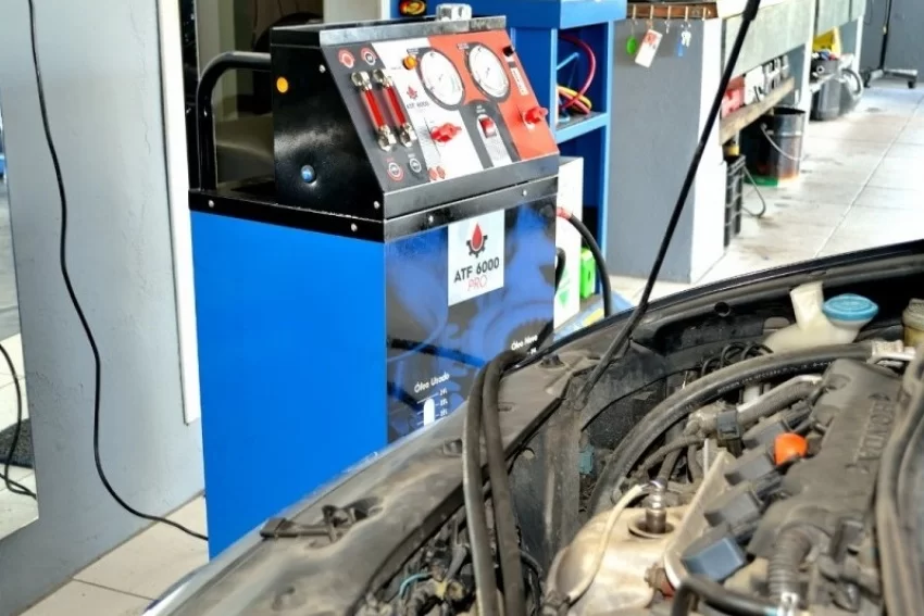 Troca de fluido de câmbio automático